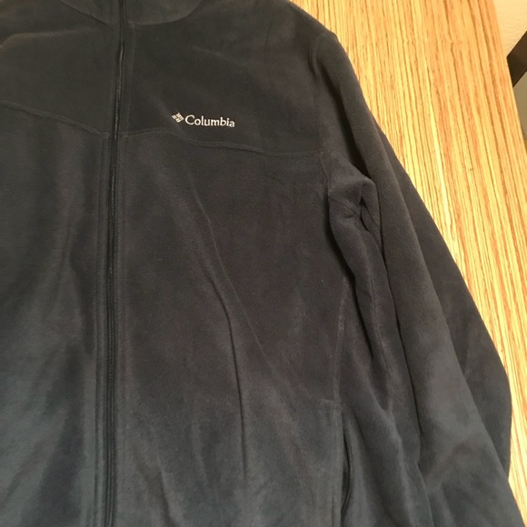 Blue Columbia XL Fleece Zip Up Jacket - Picture 3 of 7